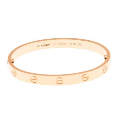 NEW CARTIER LOVE BRACELET B6067417 18kt ROSE GOLD PINK GOLD - picksjewelry.com