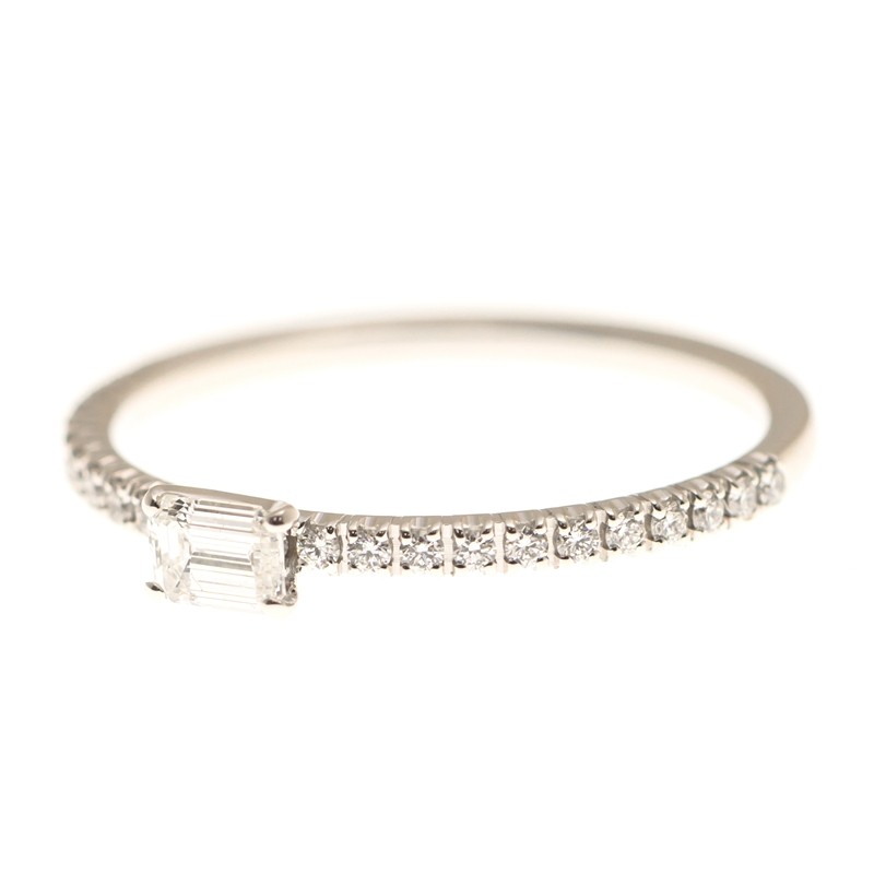 NEW CARTIER RING B4225752 18kt WHITE GOLD & DIAMONDS  SILVER - picksjewelry.com