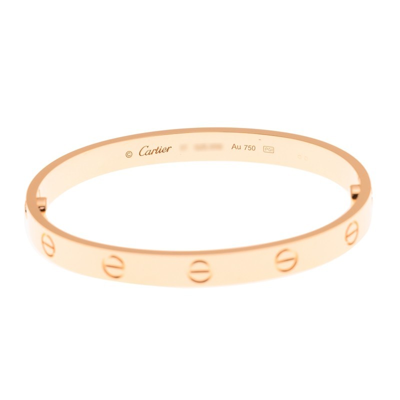 NEW CARTIER LOVE BRACELET B6067418 18kt ROSE GOLD PINK GOLD - picksjewelry.com