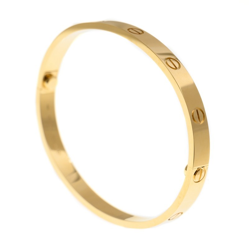 NEW CARTIER LOVE BRACELET B6067518 18kt YELLOW GOLD GOLD - picksjewelry.com
