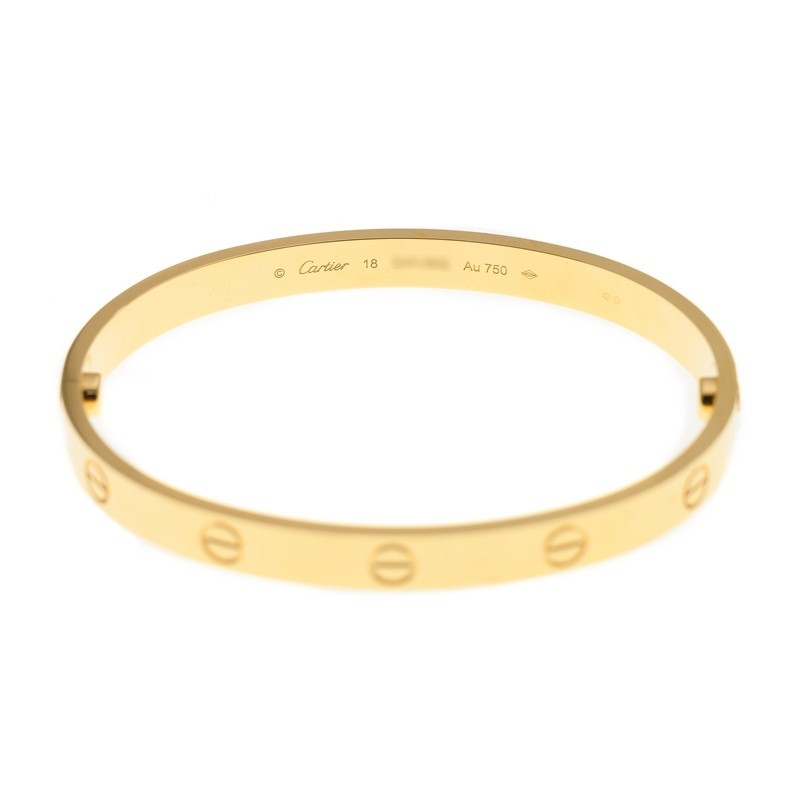 NEW CARTIER LOVE BRACELET B6067518 18kt YELLOW GOLD GOLD - picksjewelry.com