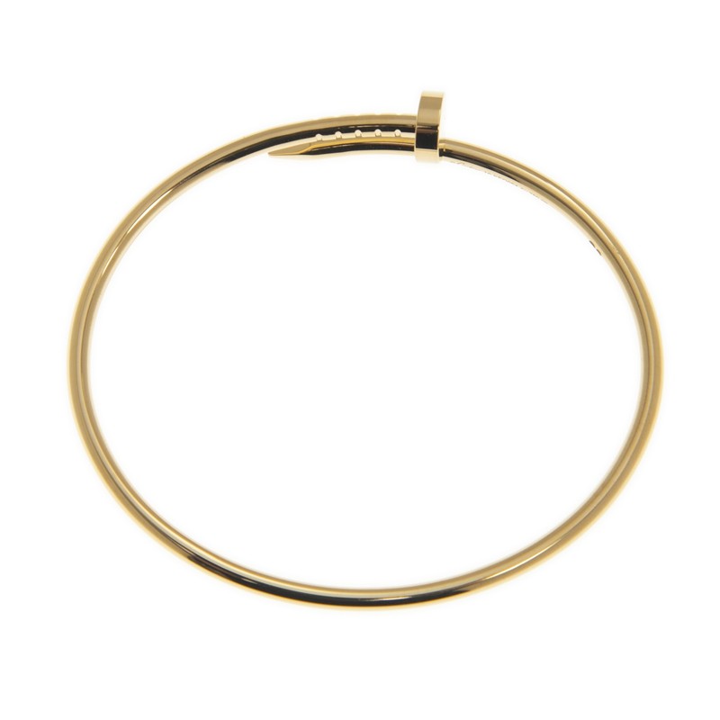 NEW CARTIER JUSTE UN CLOU BRACELET B6062614 18kt YELLOW GOLD GOLD - picksjewelry.com