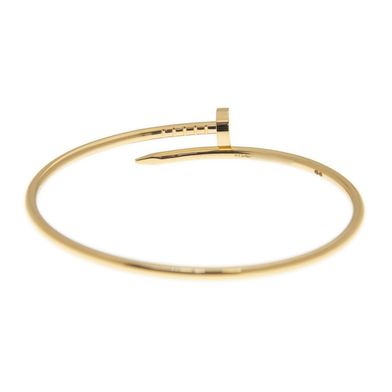 NEW CARTIER JUSTE UN CLOU BRACELET B6062614 18kt YELLOW GOLD GOLD - picksjewelry.com