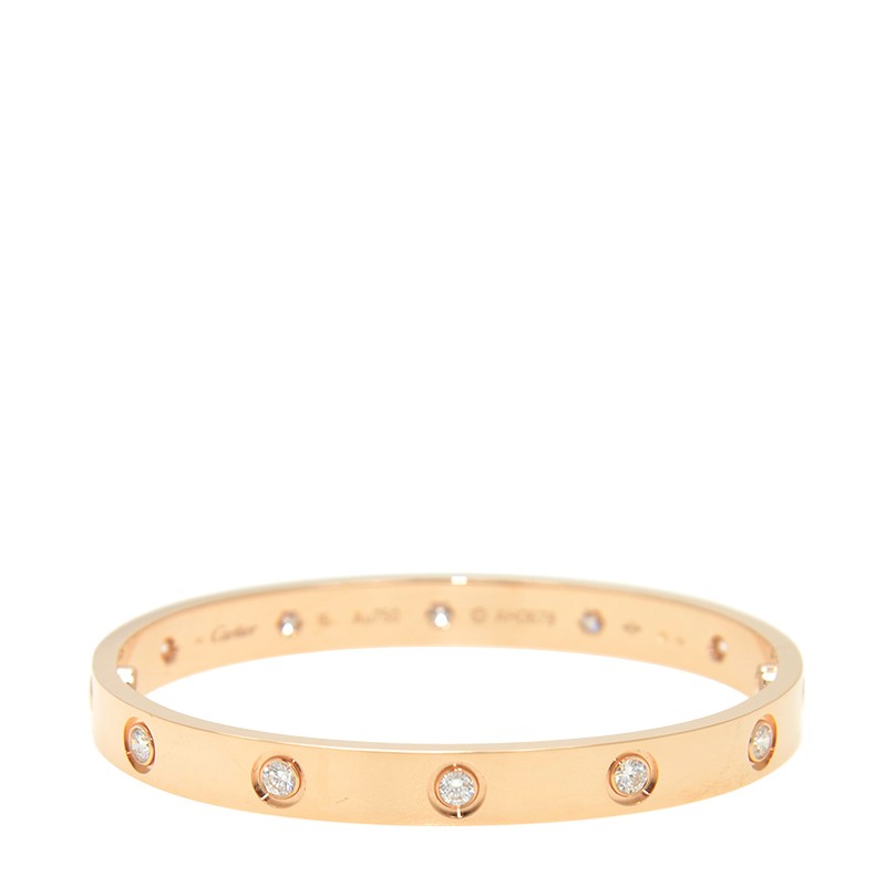 NEW CARTIER LOVE BRACELET B6040619 18kt ROSE GOLD PINK GOLD - picksjewelry.com