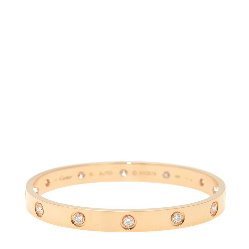NEW CARTIER LOVE BRACELET B6040619 18kt ROSE GOLD PINK GOLD - picksjewelry.com