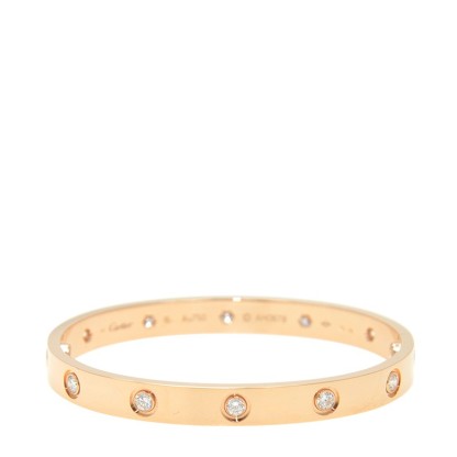 NEW CARTIER LOVE BRACELET B6040619 18kt ROSE GOLD PINK GOLD - picksjewelry.com