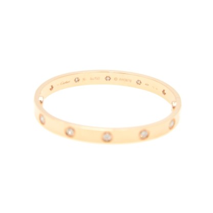 NEW CARTIER LOVE BRACELET B6040619 18kt ROSE GOLD PINK GOLD - picksjewelry.com