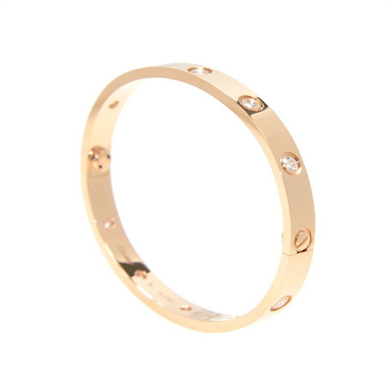 NEW CARTIER LOVE BRACELET B6040619 18kt ROSE GOLD PINK GOLD - picksjewelry.com
