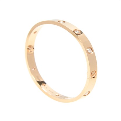 NEW CARTIER LOVE BRACELET B6040619 18kt ROSE GOLD PINK GOLD - picksjewelry.com