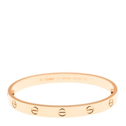 NEW CARTIER LOVE BRACELET B6067415 18kt ROSE GOLD PINK GOLD - picksjewelry.com