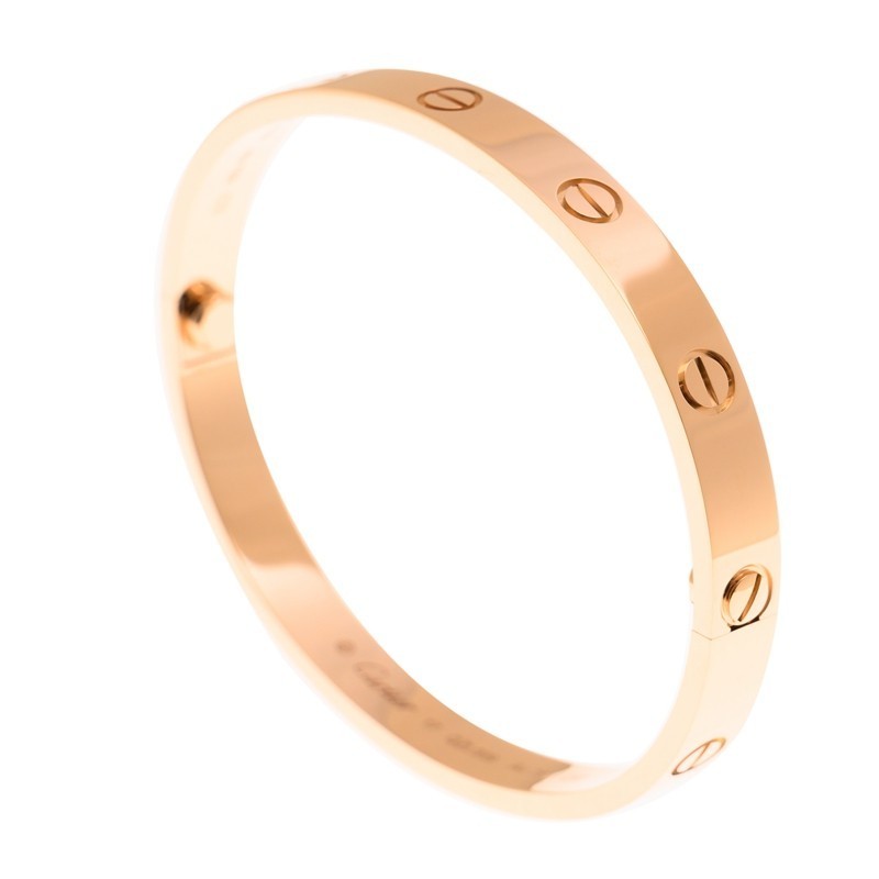 NEW CARTIER LOVE BRACELET B6067415 18kt ROSE GOLD PINK GOLD - picksjewelry.com