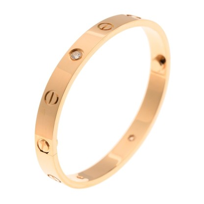 NEW CARTIER LOVE BRACELET B6069916 18kt ROSE GOLD PINK GOLD - picksjewelry.com