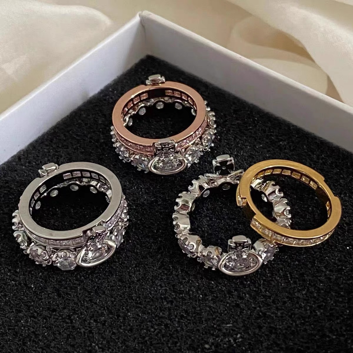 Buy replica Vivienne Westwood Multi Wear Way Stacked Ring and replica jewelry from PICKS Jewelry