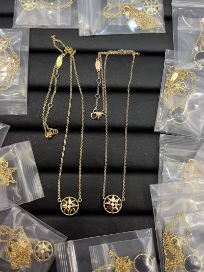Buy replica Dior Rose Des Vents Pendant Necklace and replica jewelry from PICKS Jewelry