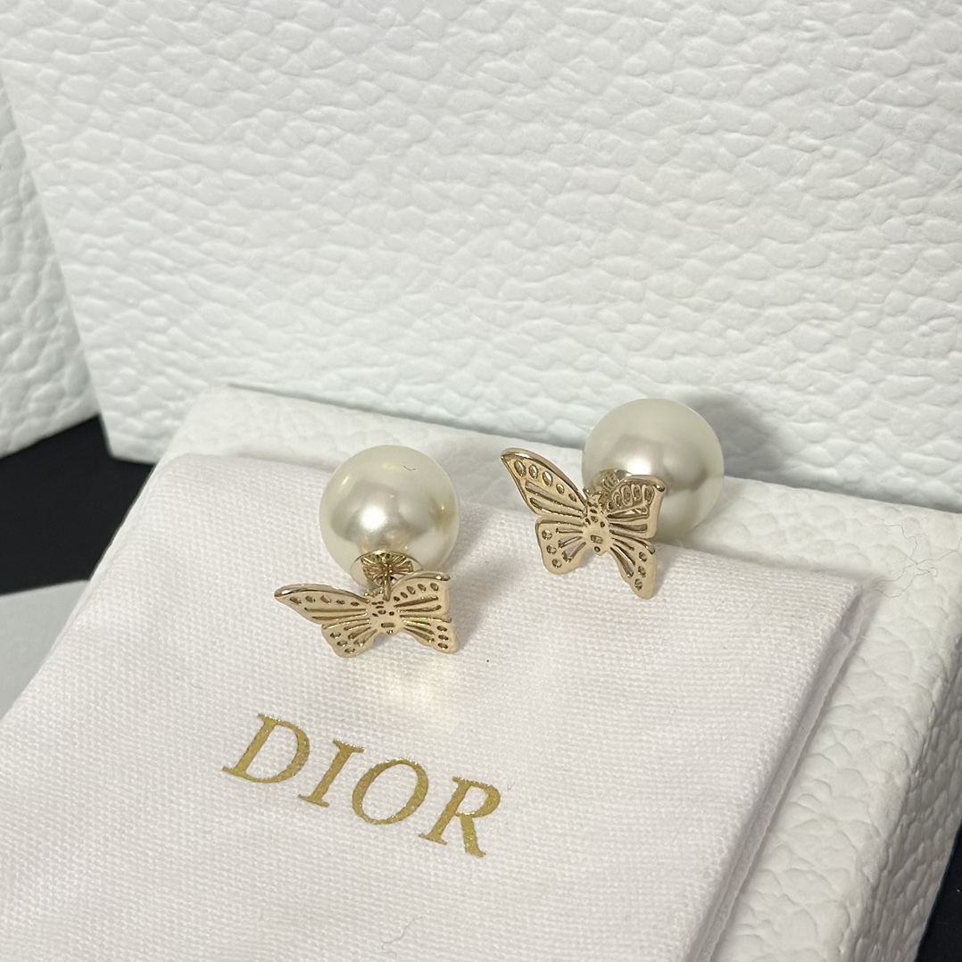 Buy replica Dior Hollow Butterfly Stud Earrings and replica jewelry from PICKS Jewelry