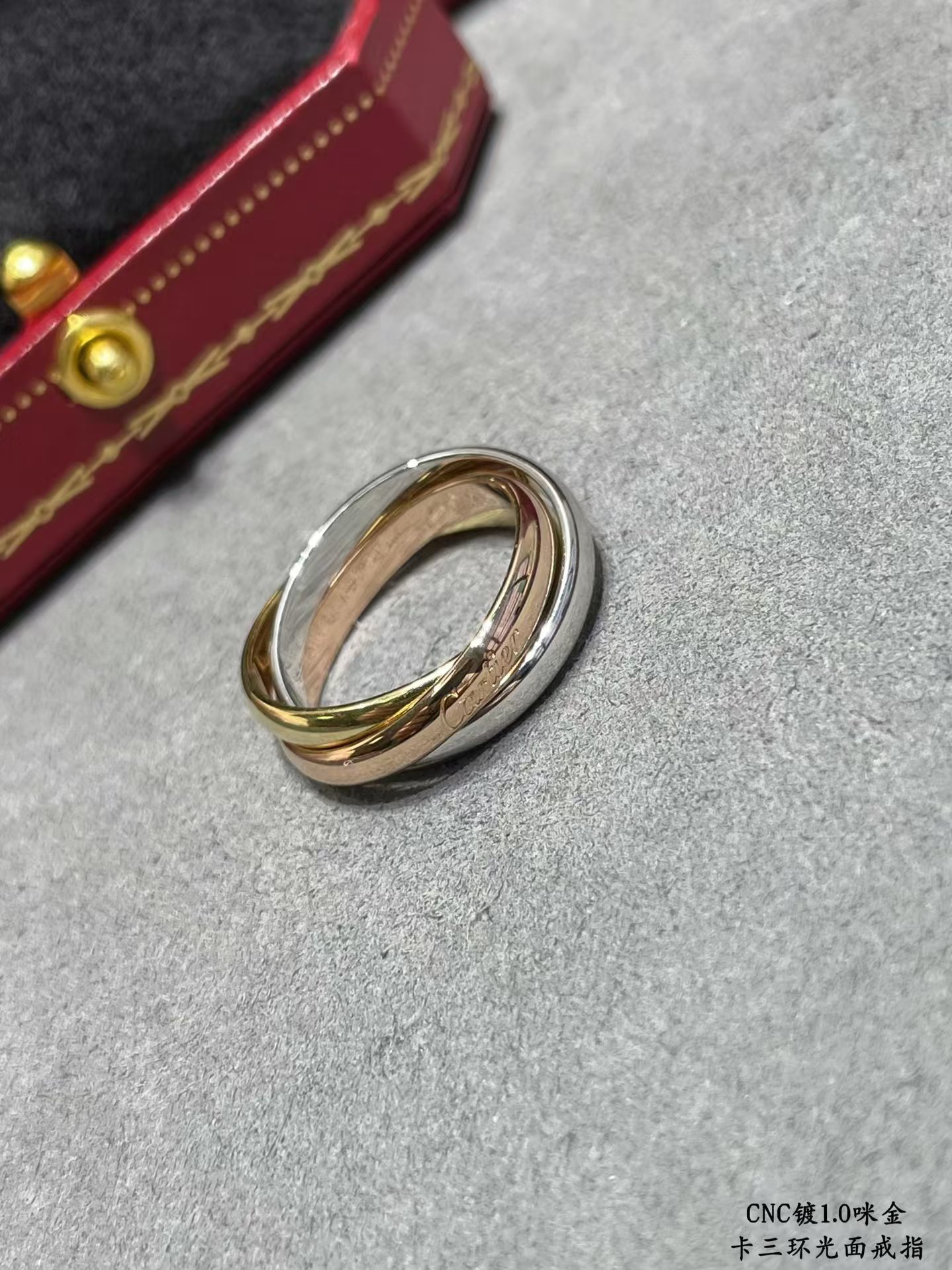 Buy replica Cartier Trinity ring and replica jewelry from PICKS Jewelry