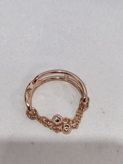 Buy replica Hermes Chaine D'ancre Enchainee Ring and replica jewelry from PICKS Jewelry