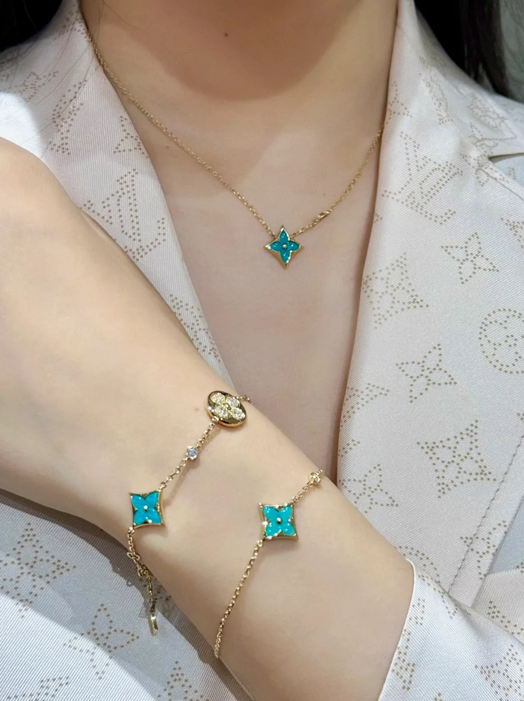 Buy replica Louis Vuitton Color Blossom Star Sun Bracelet and replica jewelry from PICKS Jewelry