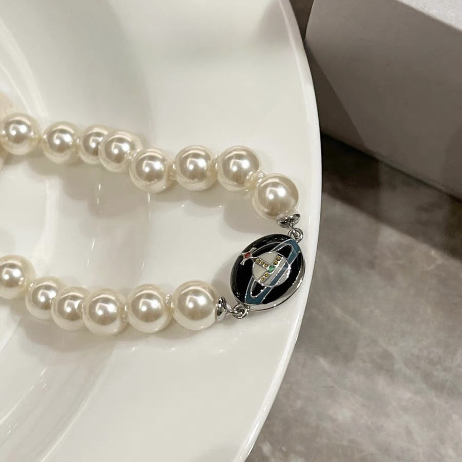 Buy replica Vivienne Westwood Enamel Epoxy Saturn Bracelet and replica jewelry from PICKS Jewelry