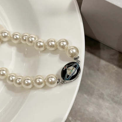 Buy replica Vivienne Westwood Enamel Epoxy Saturn Bracelet and replica jewelry from PICKS Jewelry