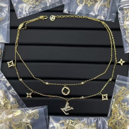 Buy replica Louis Vuitton Two Layered Necklace and replica jewelry from PICKS Jewelry