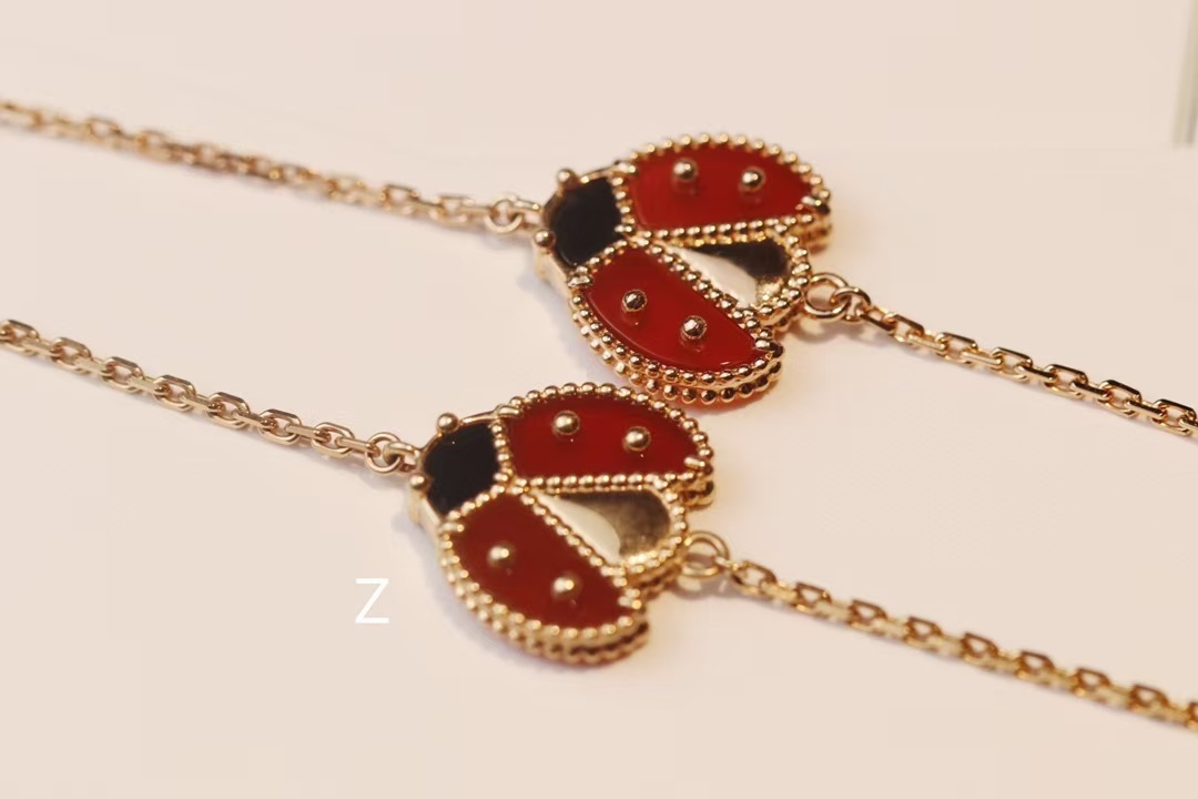 Buy replica Van Cleef & Arpels Lucky Spring Bracelet, Open Wings Ladybug and replica jewelry from PICKS Jewelry