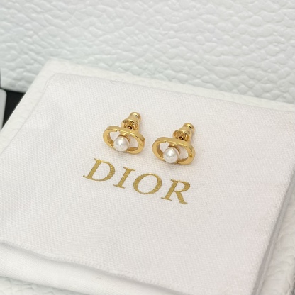 Buy replica Dior Pearl Paved CD Stud Earrings and replica jewelry from PICKS Jewelry
