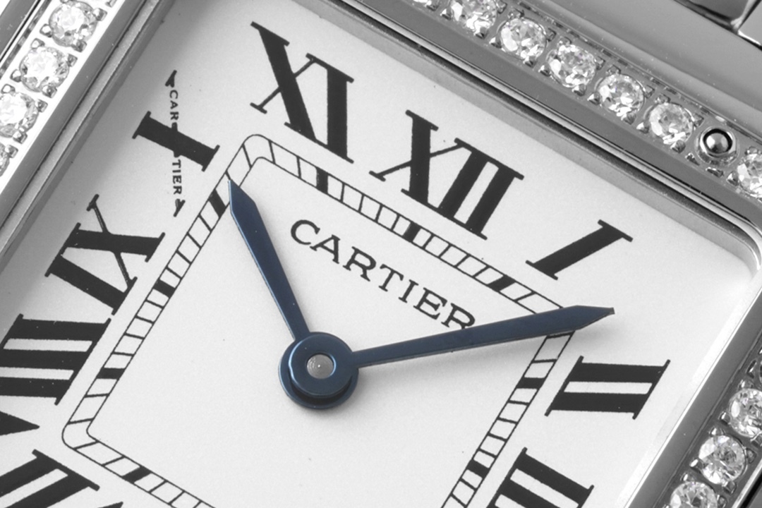 Buy replica Cartier Silver Panthère de Watch - Medium 27*37MM and replica jewelry from PICKS Jewelry
