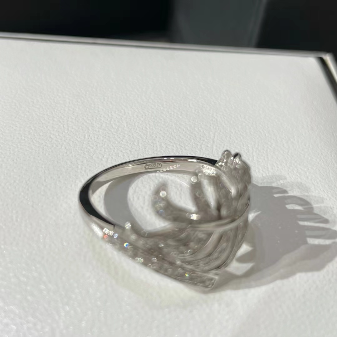 Buy replica Chanel Diamond Plume De Ring and replica jewelry from PICKS Jewelry