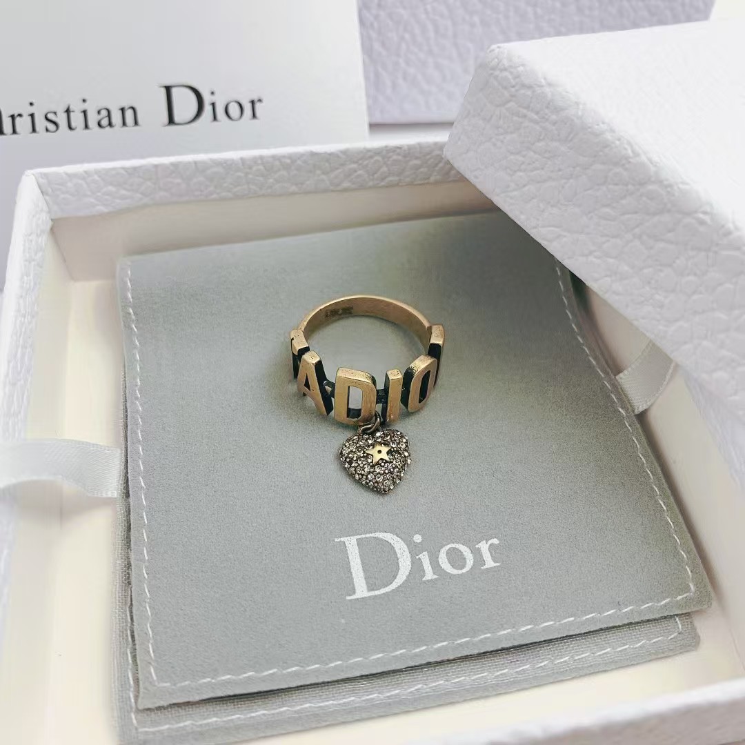 Buy replica Dior JADIOR Heart Dangle Ring and replica jewelry from PICKS Jewelry