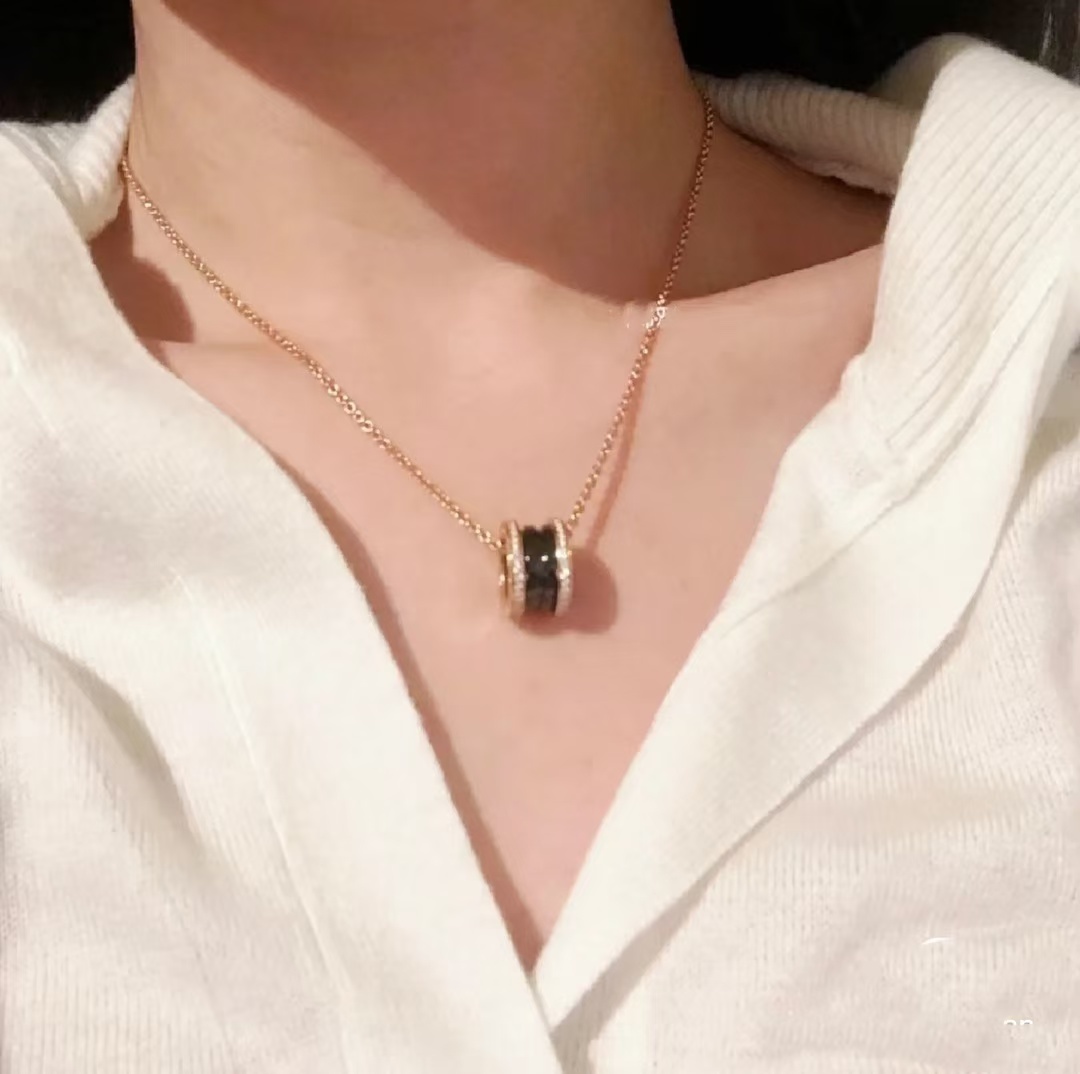 Buy replica Bvlgari B.zero1 Necklace - Ceramic & Diamond and replica jewelry from PICKS Jewelry