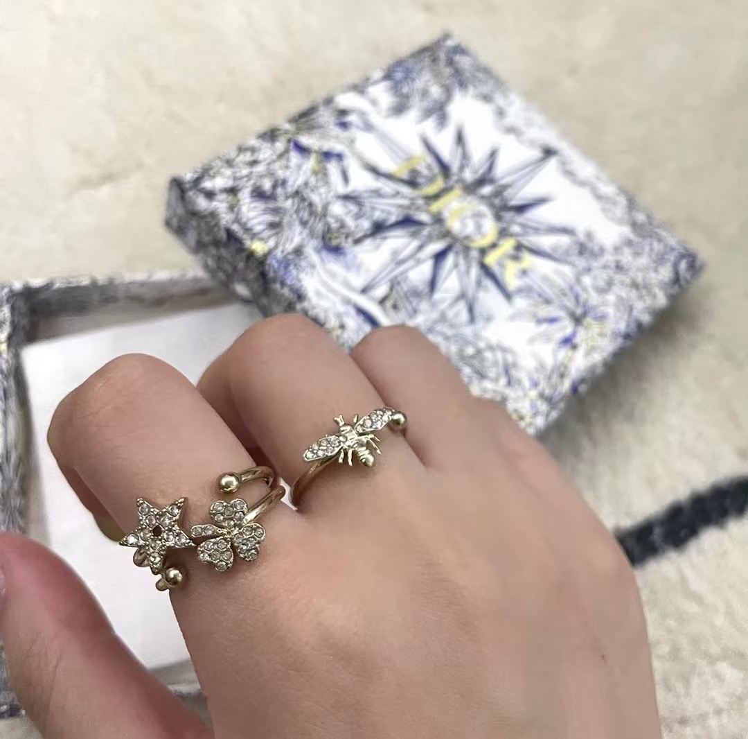 Buy replica Dior Star Bee Clover Stacking Rings - 3 Pieces and replica jewelry from PICKS Jewelry