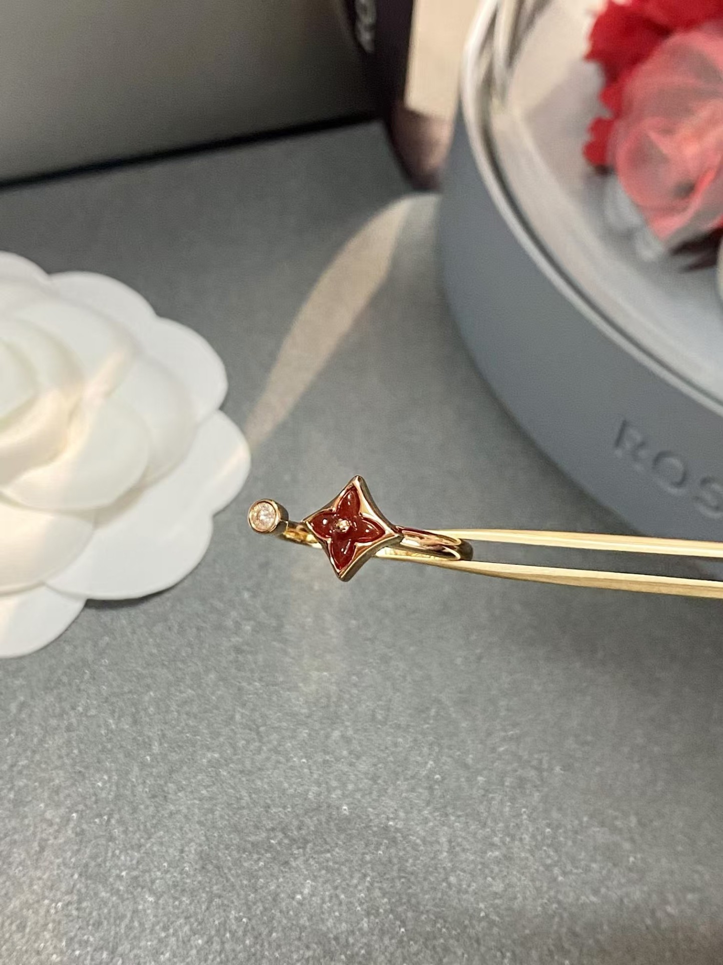 Buy replica Louis Vuitton Color Blossom Mini Star Ring and replica jewelry from PICKS Jewelry