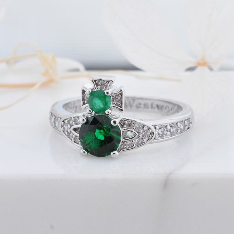 Buy replica Vivienne Westwood Colorful Diamond Saturn Ring and replica jewelry from PICKS Jewelry