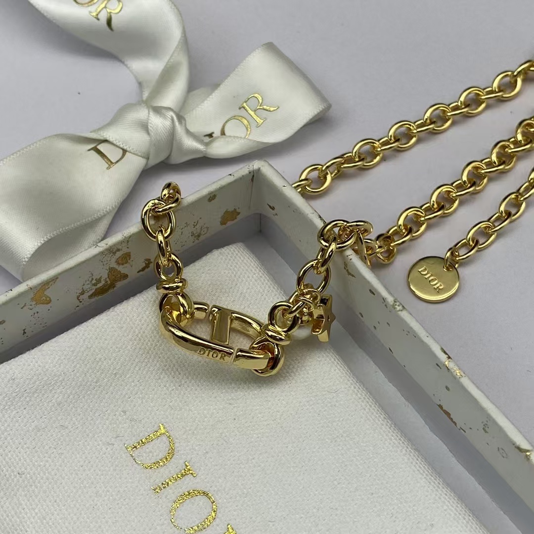 Buy replica Dior CD Pendant with Star Pearl Charm Necklace and replica jewelry from PICKS Jewelry