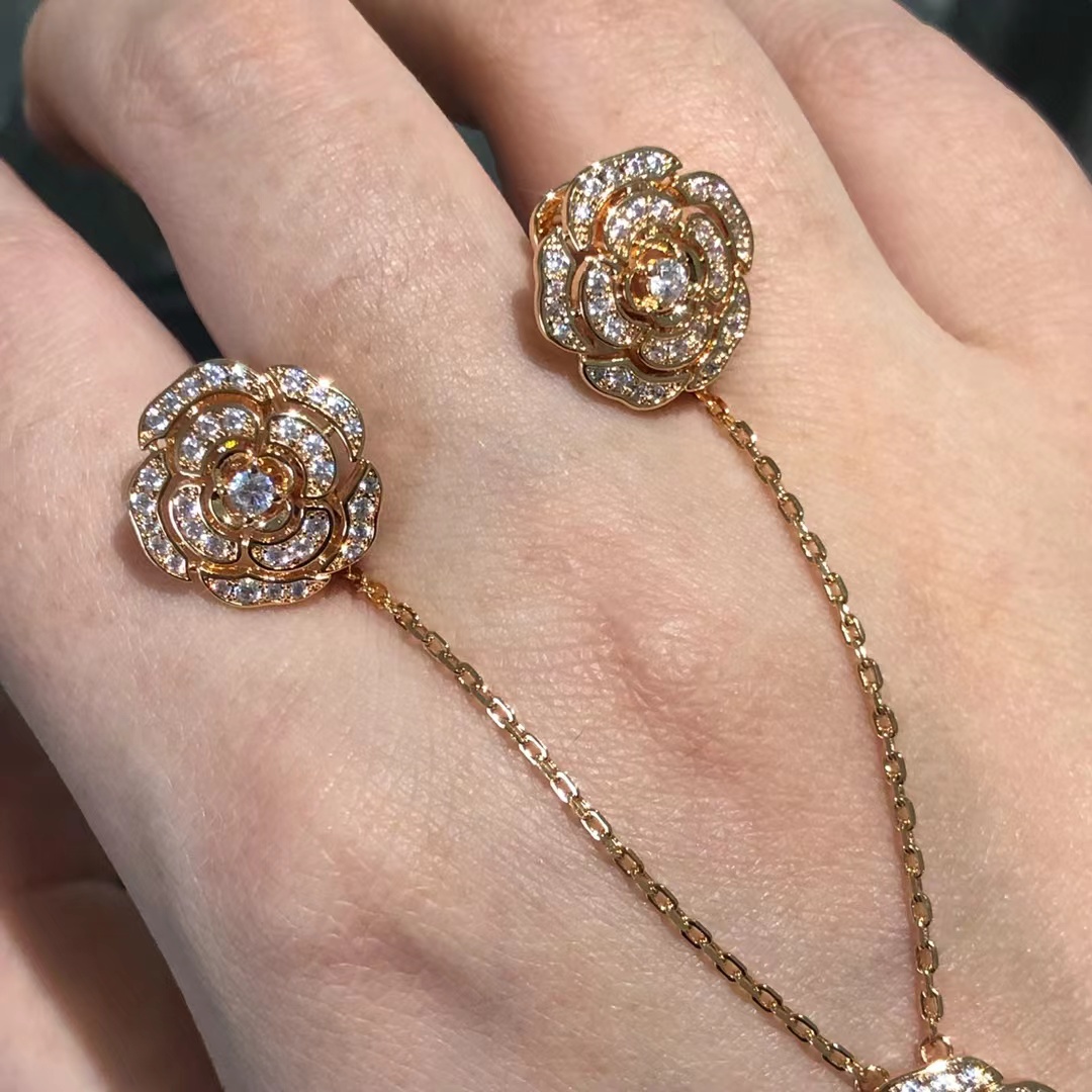 Buy replica Chanel Diamond Camellia Flower Pendant Necklace and replica jewelry from PICKS Jewelry
