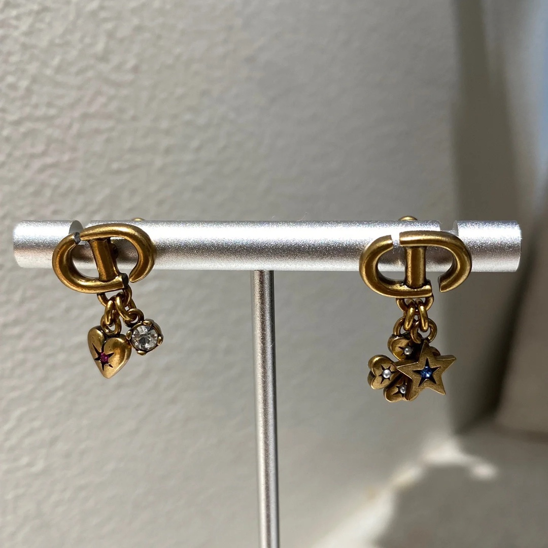 Buy replica Dior Vintage Asymmetric Clover Star Heart Earrings and replica jewelry from PICKS Jewelry