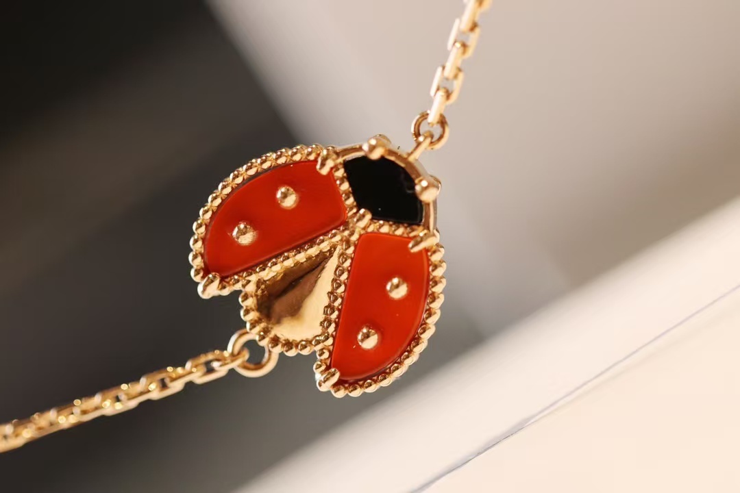 Buy replica Van Cleef & Arpels Lucky Spring Bracelet, Open Wings Ladybug and replica jewelry from PICKS Jewelry