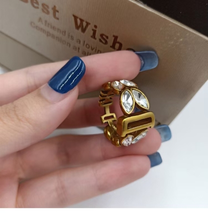 Buy replica Dior Vintage Rhinestone Ring and replica jewelry from PICKS Jewelry