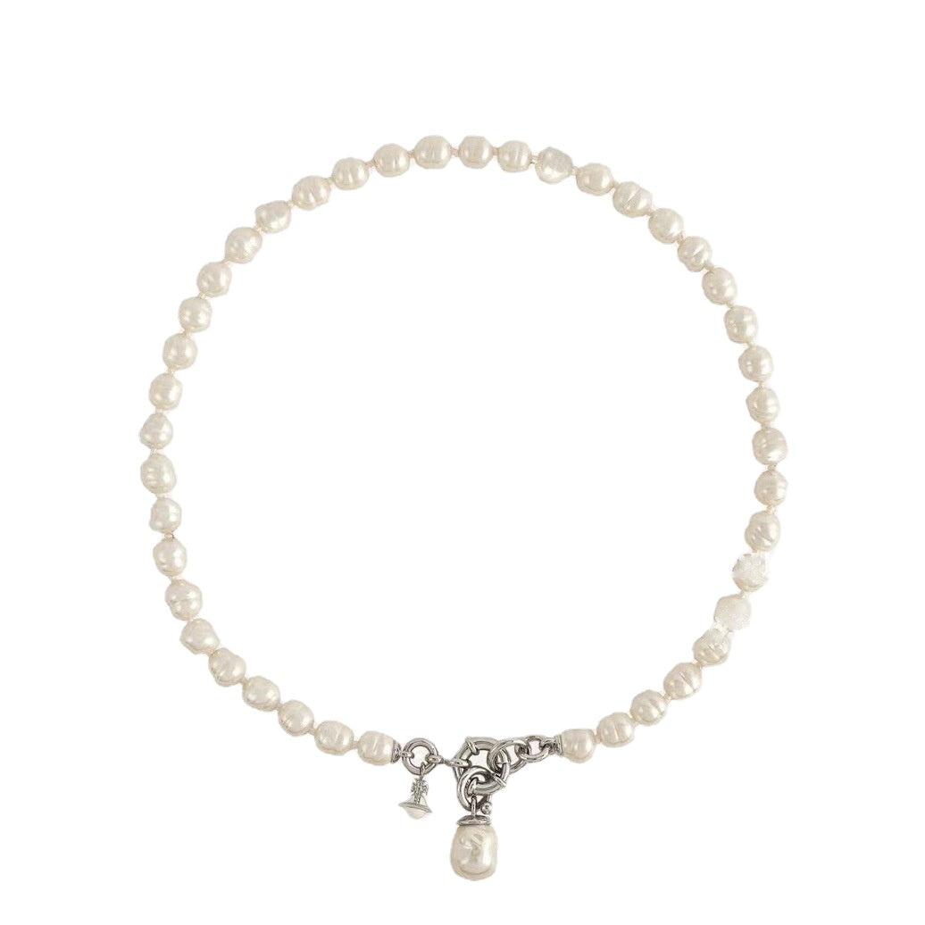 Buy replica Vivienne Westwood Teardrop Pearl Charm Pendant Necklace and replica jewelry from PICKS Jewelry