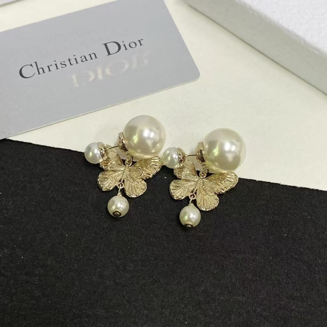 Buy replica Dior Butterfly with Pearl Earrings and replica jewelry from PICKS Jewelry