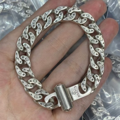 Buy replica Louis Vuitton Chunky Flat Cuban Chain Bracelet and replica jewelry from PICKS Jewelry