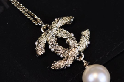 Buy replica Chanel Long Sweater Pearl Drop Necklace and replica jewelry from PICKS Jewelry