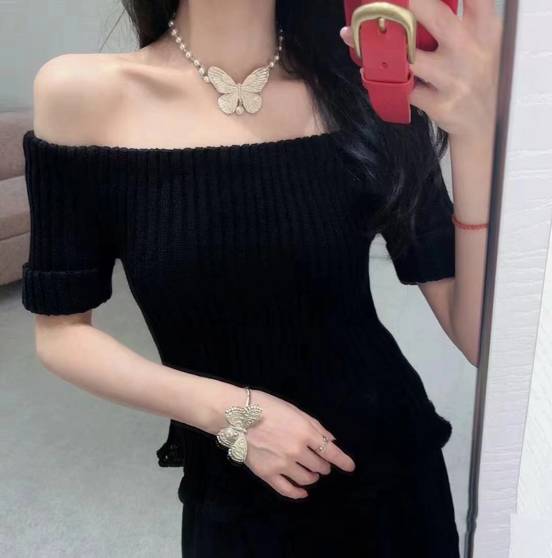 Buy replica Dior Butterfly Pearl Necklace and replica jewelry from PICKS Jewelry