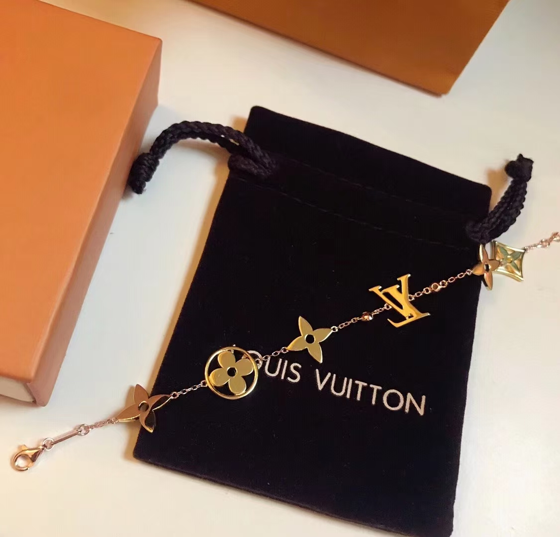Buy replica Louis Vuitton Star Sun LV Letters Bracelet and replica jewelry from PICKS Jewelry