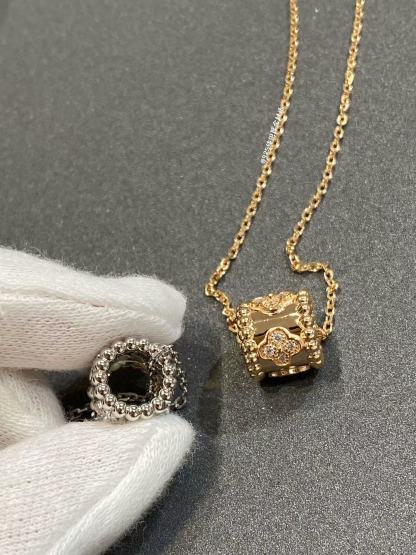 Buy replica Van Cleef & Arpels Perlée Clovers Pendant Necklace and replica jewelry from PICKS Jewelry