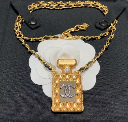 Buy replica Chanel Perfume Bottle Necklace and replica jewelry from PICKS Jewelry
