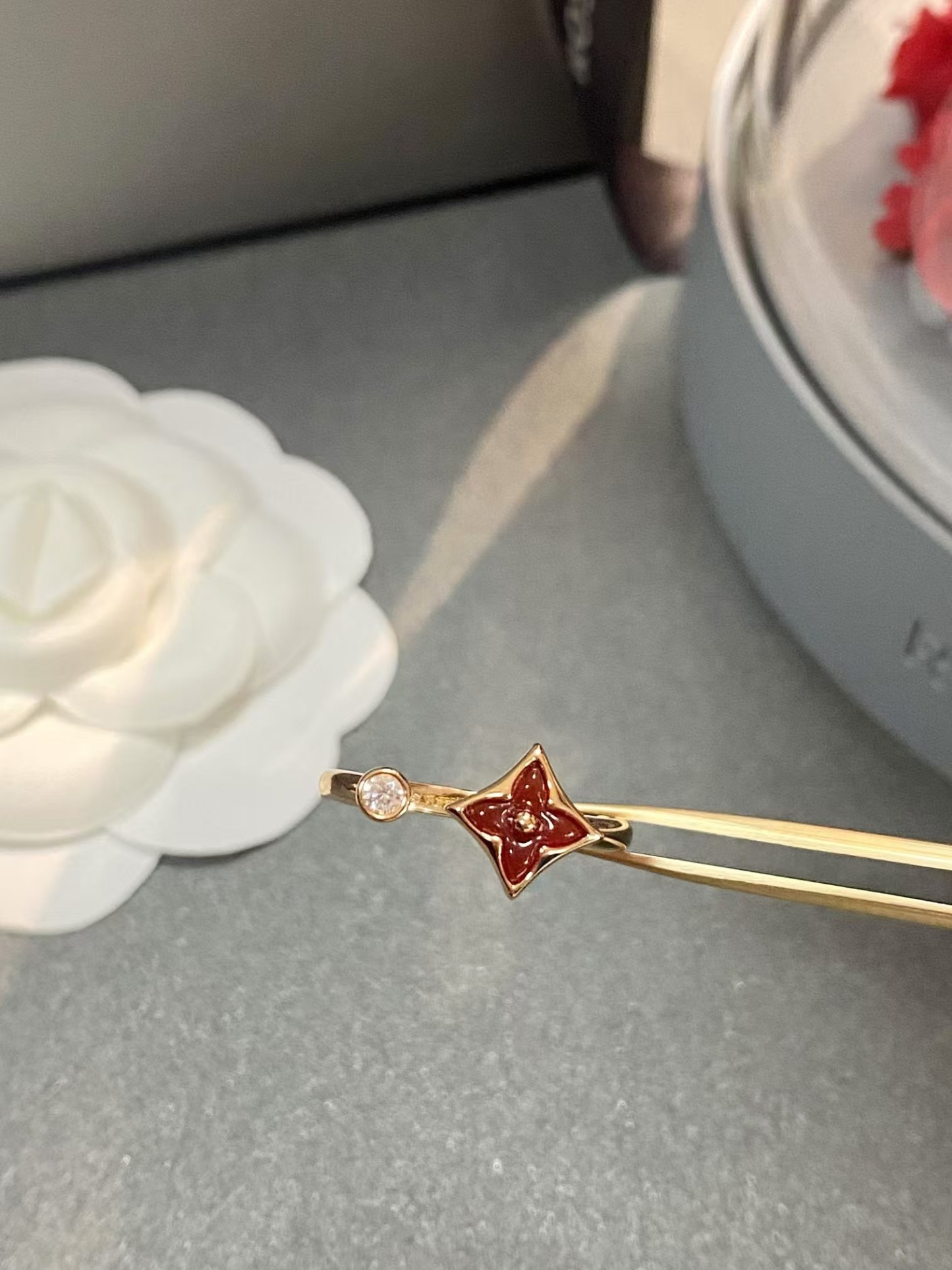 Buy replica Louis Vuitton Color Blossom Mini Star Ring and replica jewelry from PICKS Jewelry