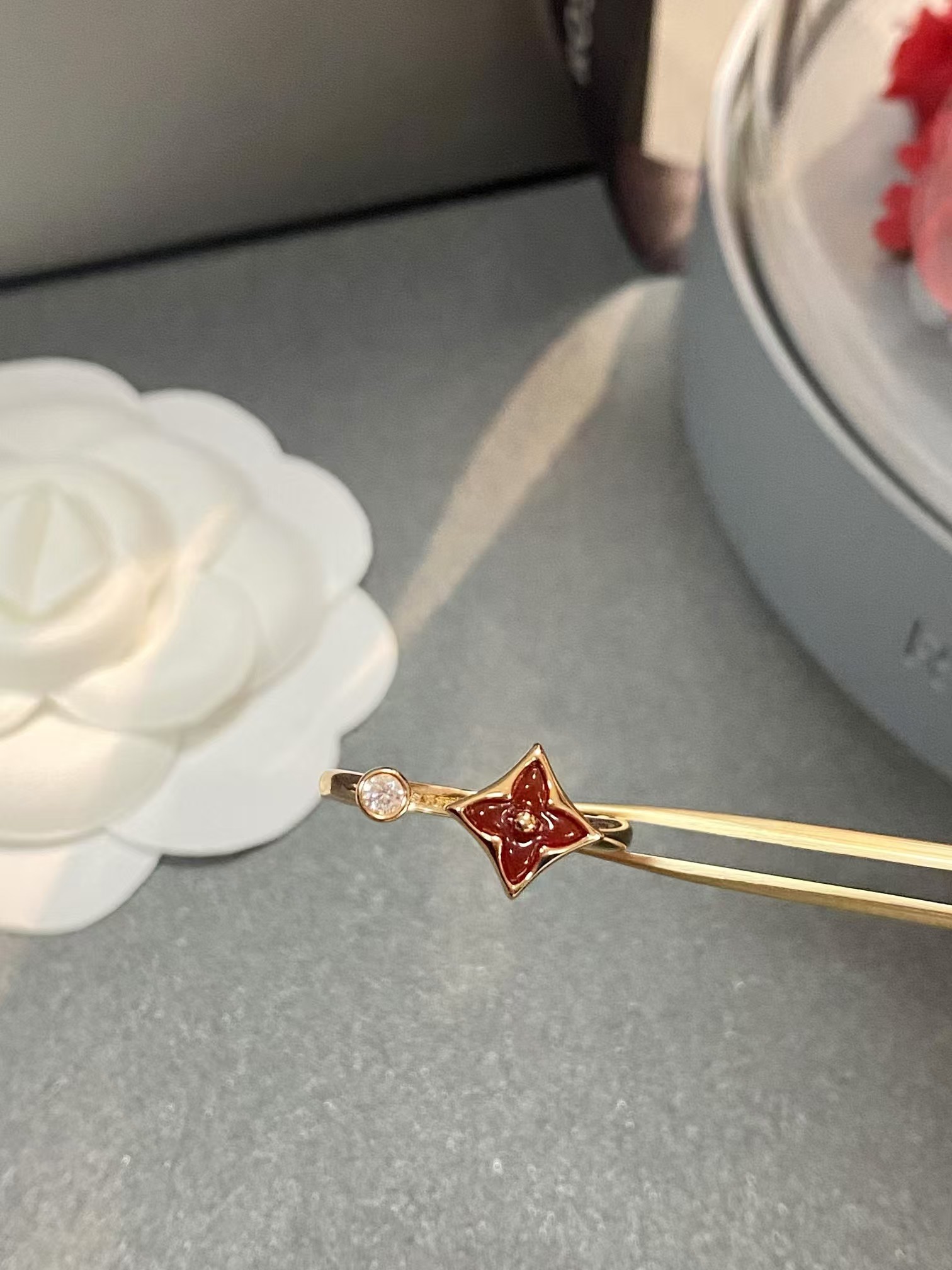 Buy replica Louis Vuitton Color Blossom Mini Star Ring and replica jewelry from PICKS Jewelry
