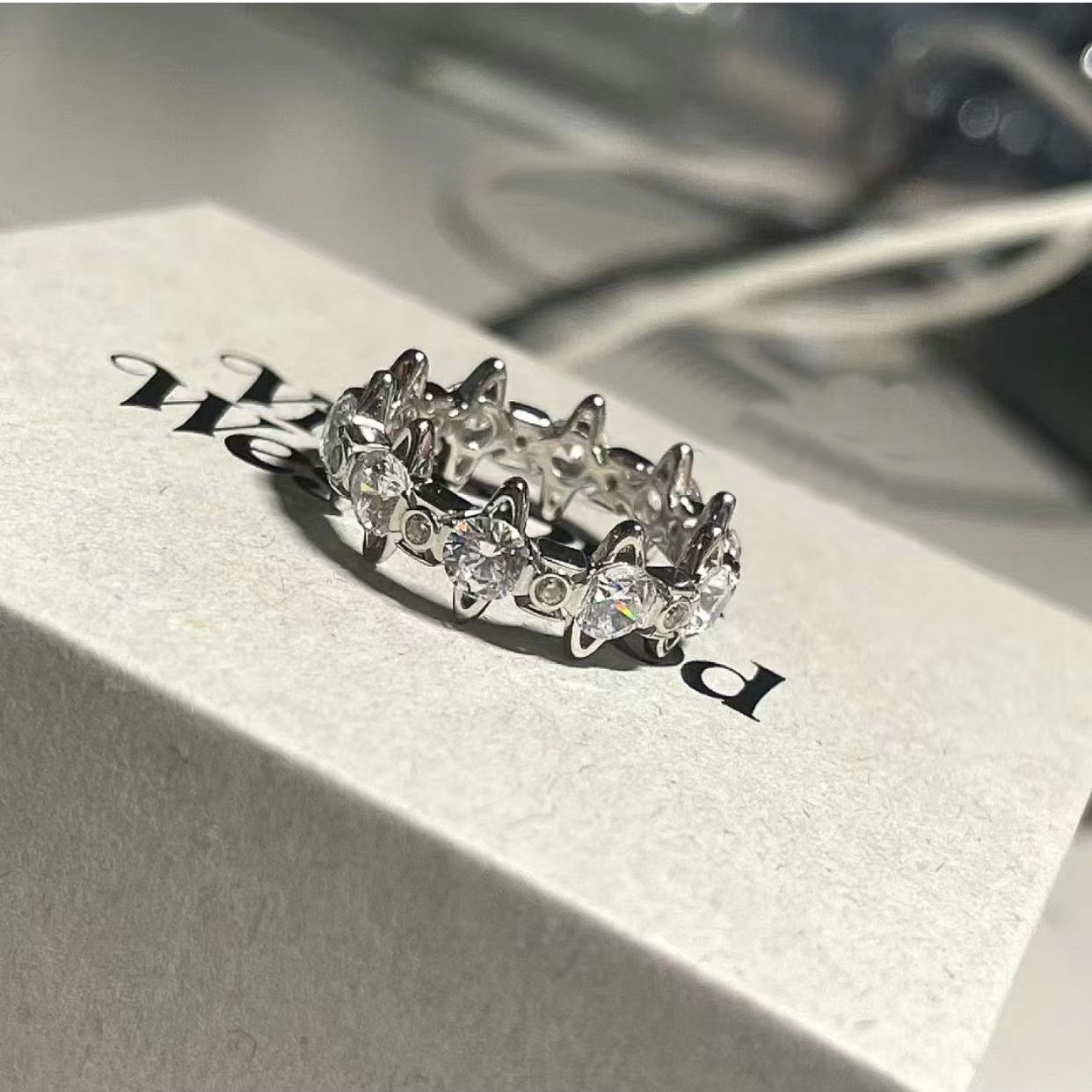 Buy replica Vivienne Westwood Romantic Lavender Purple Saturn Ring and replica jewelry from PICKS Jewelry